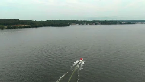 Lake of the Ozarks Boating Stock Footage 201263848