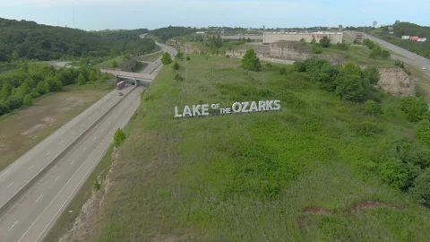 Lake of the Ozarks Sign Stock Footage 201263868