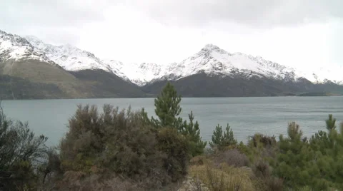 Lake pan Stock Footage 1805672