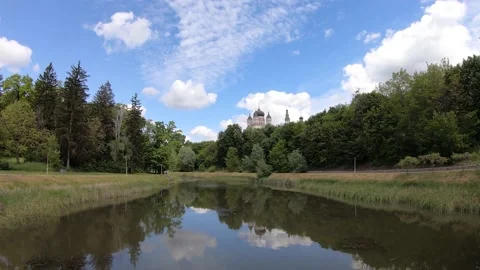 Lake in the park forest	 Stock Footage 149318242