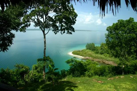 Lake Peten Foto stock