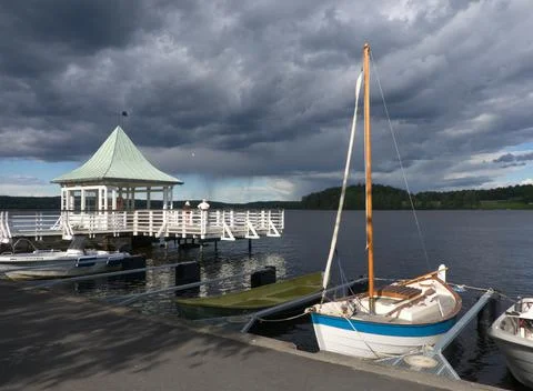 At the Lake 写真素材