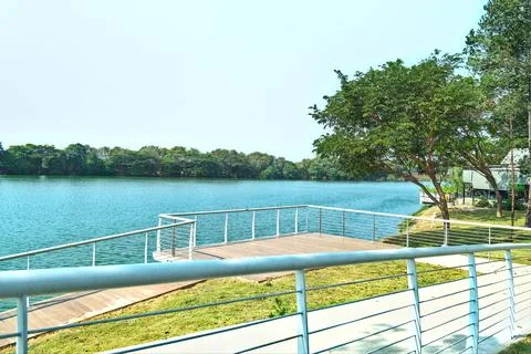 The lake Foto stock