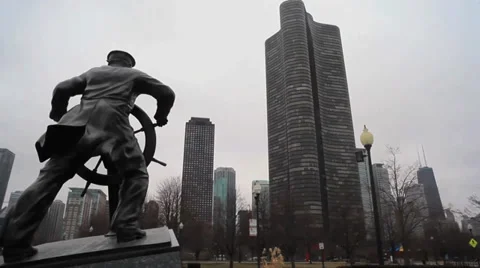 Lake Point Tower Stock Footage 35325534