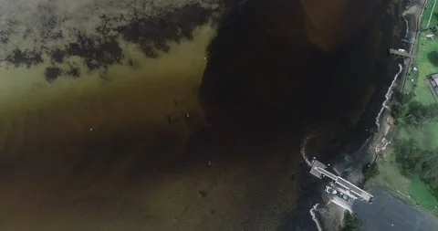 LAKE POLLUTION 2 動画素材 162956842