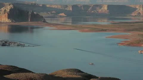 Lake Powell 1 JPEG 100 NTSC Video stock 10880117