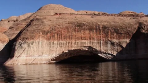 Lake Powell, cave Stock Footage 81113154