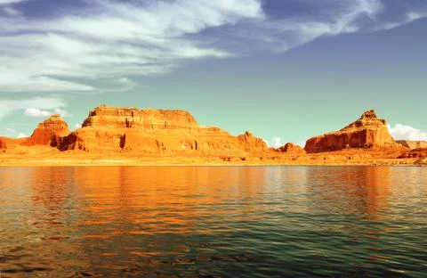 Lake powell Foto stock