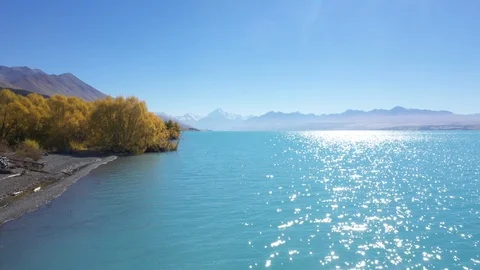 Lake Pukaki Video stock 119666582