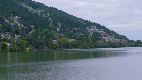 Lake reflection and mountain Stock Footage 202006773
