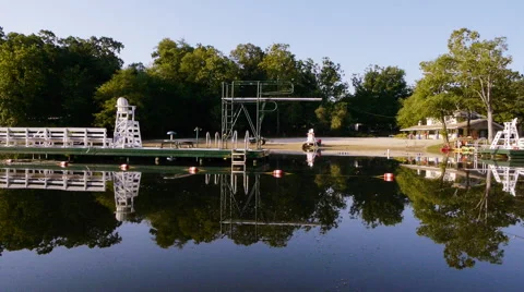 Lake Reflection from a Boat 4 Stock Footage 41432004