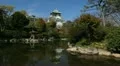 Lake Reflection Iconic Osaka Castle Japanese Building Famous Asian Tower Day HD Footage