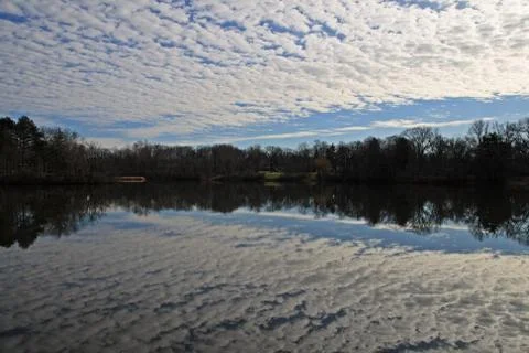 Lake reflection Stock Photos