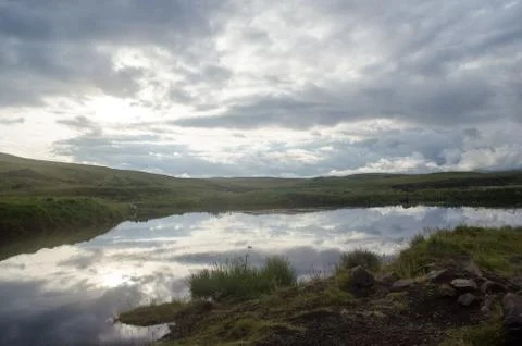 Lake Reflection 写真素材