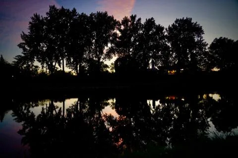 Lake Reflection Stock Photos