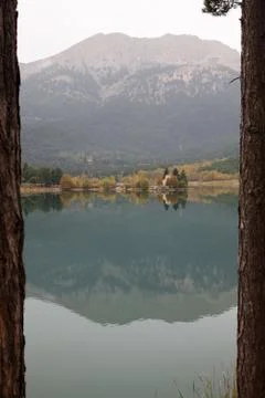 Lake reflection Stock Photos