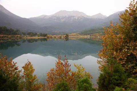 Lake reflection Stock Photos