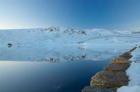 Lake reflection Stock Photos