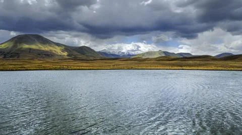 Lake of reflection Stock Photos