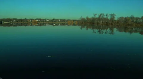Lake Reflections 库存影片 874855