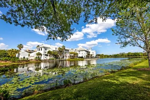 Lake Reflections Stock Photos