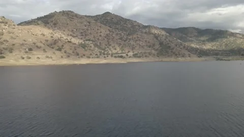 Lake river with mountains Stock Footage 188532615