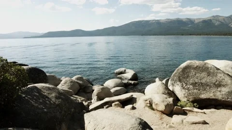 Lake Rocks Stock Footage 46217070