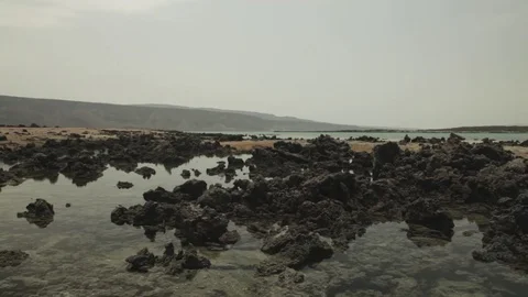 Lake with rocks Stock Footage 73660510