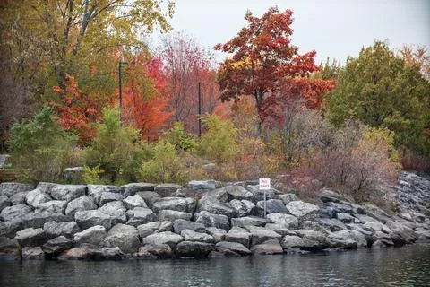 Lake rocks Stock Photos