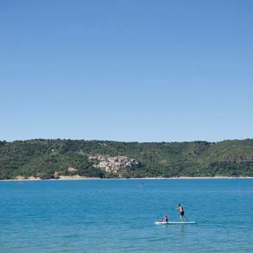 Lake of Sainte-Croix Stock Photos