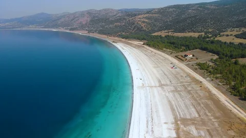 Lake Salda Stock Footage 97558462