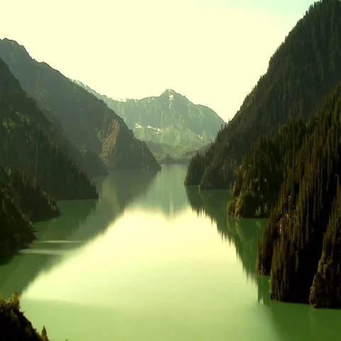 Lake Sary-Chelek Stock Footage 69623116