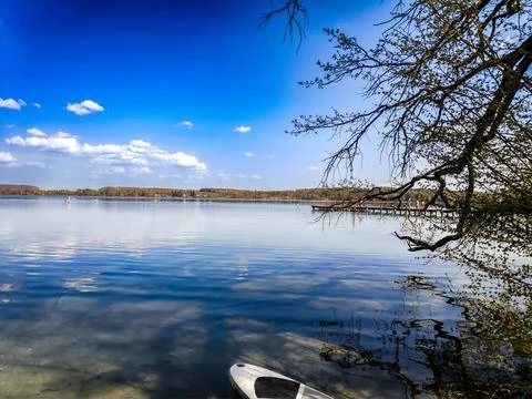Lake Scene 库存照片