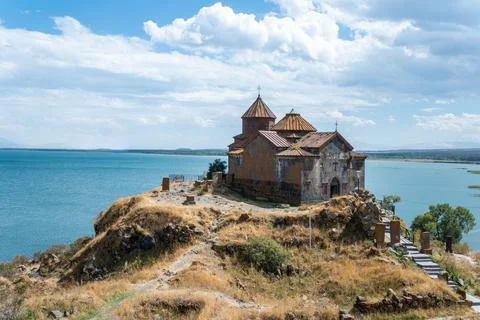 Lake Sevan, Armenia, beautiful views Stock Photos