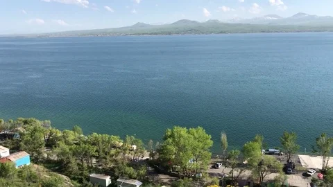Lake Sevan Armenia Stock Footage 79744352