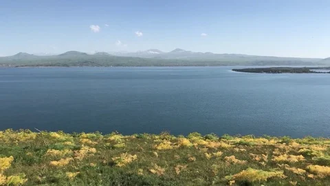 Lake Sevan Armenia Stock Footage 79744370