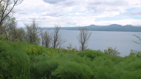 Lake Sevan Coastline in Gegharkunik, Armenia 7 Видео 90449955