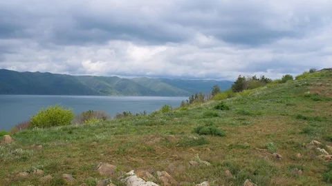 Lake Sevan Coastline in Gegharkunik, Armenia 3 Vidéo 90450070