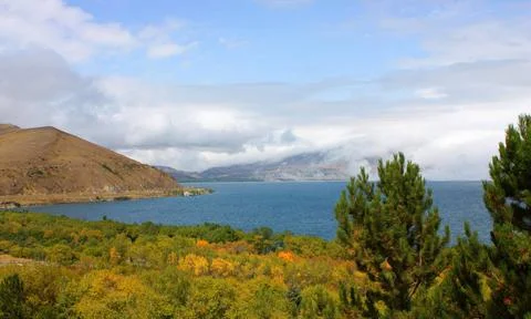 Lake Sevan. Lake Sevan in Armenia. Copyright: xZoonar.com/mikle15x 4336358... Stock Photos