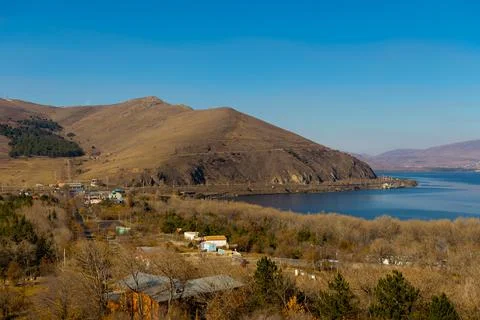 Lake Sevan, the largest lake in Armenia 写真素材