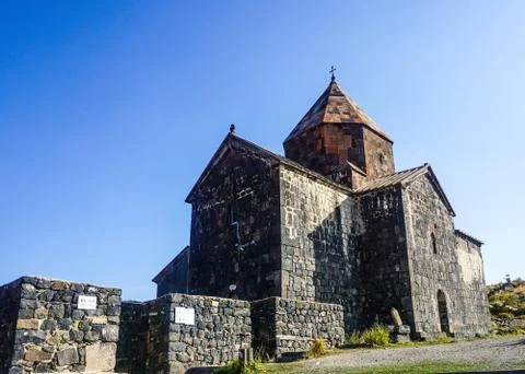 Lake Sevan Sevanavank Church Stock Photos