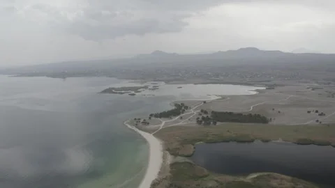 Lake Sevan shore 9 Stock-Footage 337739384