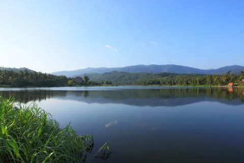 Lake shadow drop Stock Photos