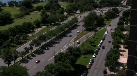 Lake Shore Drive Video stock 8985476