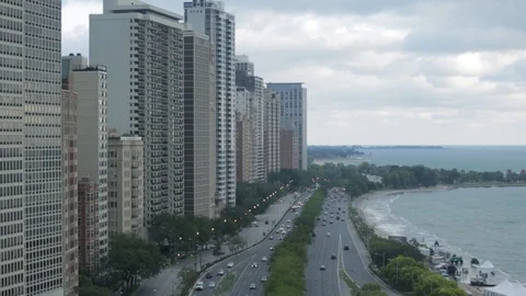 Lake Shore Drive Stock Footage 85799223