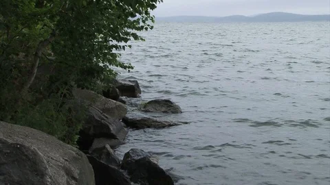 The lake shore Stock Footage 91697529