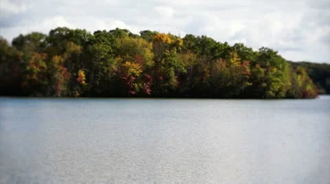 Lake Side New England 스톡 동영상 12295405