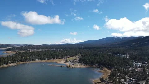 Lake Side Park, Big Bear Lake Stock Footage 276259382