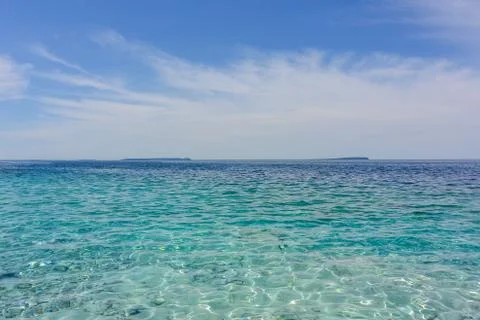 Lake side view during the summer Foto stock