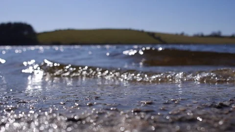 Lake side view Stock Footage 87684403